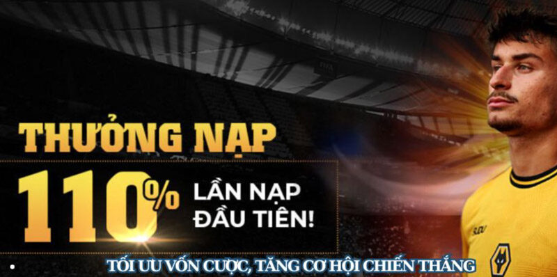 Thưởng nạp đầu lên tới 110% tại Debet