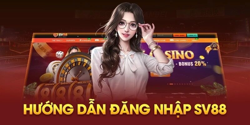 Các bước đăng nhập sv88