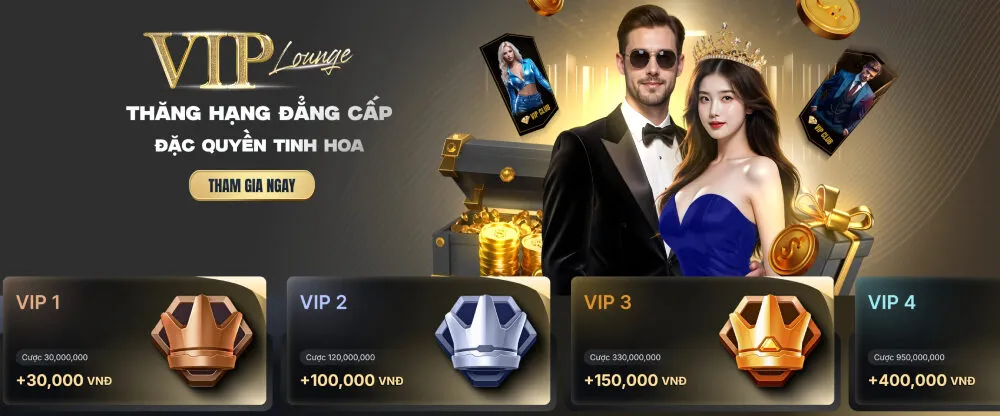 Các cấp độ thăng cấp thành viên VIP tại X8