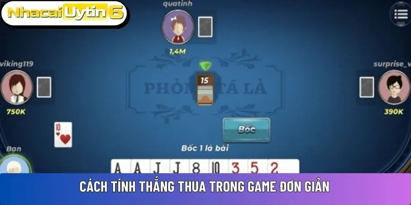 Cách tính thắng thua trong game đơn giản