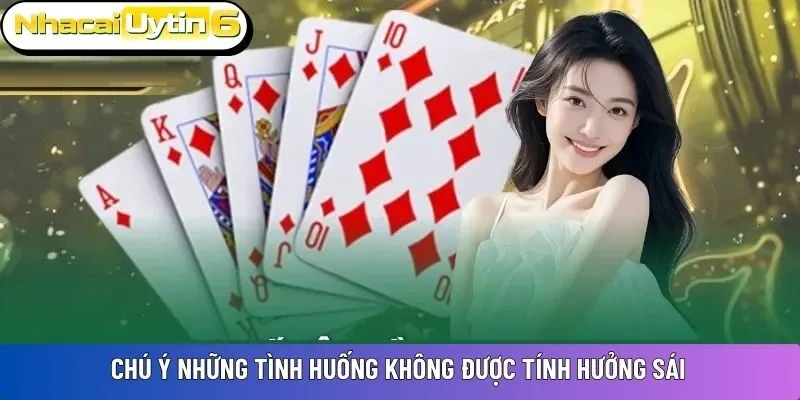 Chú ý những tình huống không được tính hưởng sái