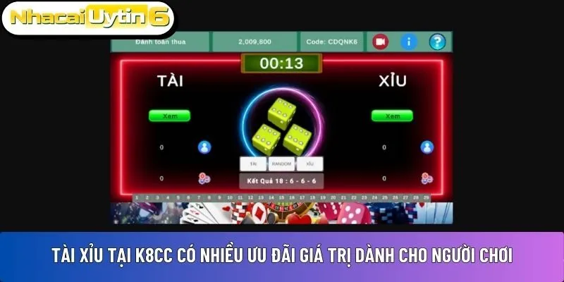 Tài xỉu tại K8CC 